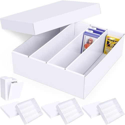Trading Card Storage Box, 4-Pack Bulk Card Storage for MTG Sports Cards - color: 4 PACK