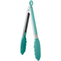 U-Taste Kitchen Tong for Cooking, 600ºF Heat-Resistant Silicon, 9"/Aqua Sky - color: Aqua Sky, size: 9 inch