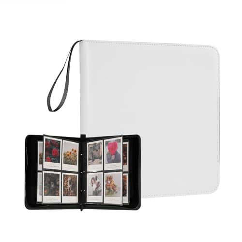 Large Polaroid Photo Album Binder, 240 Pockets. White - color: White