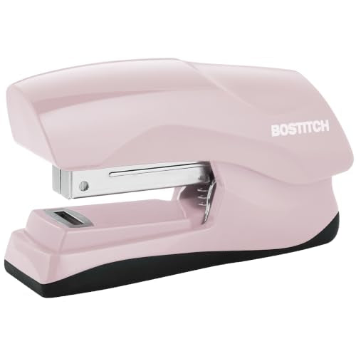 Bostitch Heavy Duty Stapler, 40 Sheet Capacity, No Jam, Pink - color: Pink, size: Pack of 1