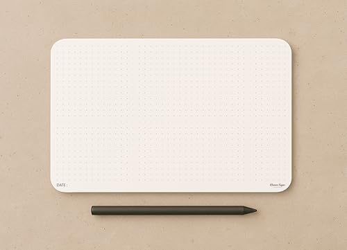 CLEVER SIGNS A5 Dot Grid Notepad – 2 Pack (5.8" x 8.3") – Medium Dotted Memo Desk Pads, Premium Paper with Cardboard Back Support – Mouse Pad Notepad, Ideal for Note-Taking, Planning, Sketching & Journaling