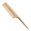 Melune Green Sandalwood Rat-Tail Comb with Fine Teeth for Hair Styling