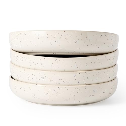 famiware Meteor 33 oz Pasta Bowls Set of 4, Creamy White - color: Creamy White, size: Set of 4
