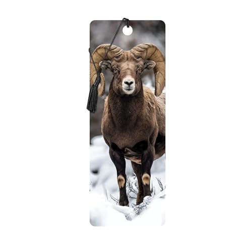 3D LiveLife Bookmark - Bighorn Sheep Lenticular Page Marker - color: Bighorn Sheep