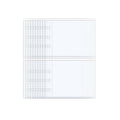 40 Sheets A6 Binder Sleeves Clear Page Protectors 3.4''x3'' 2 Pockets Plastic Photo Album Refill for 6 Ring Binder Cards Cash Photocards - size: A6 3.4''x3'' 2 Pockets
