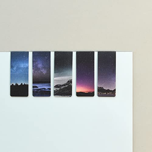 Monolike Magnetic Bookmarks Night Sky Ver.1, Set of 5 - color: Night Sky Ver.1