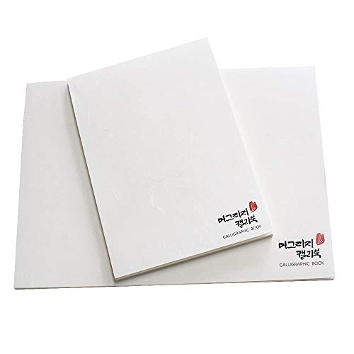 Korean Traditional Mulberry Paper Pads/Calligraphy Pad/Hanji blank Memo Pad, Note Pads, Scratch Pads / 50 Sheets (A5 (5.8" x 8.3")) - size: A5 (5.8" x 8.3")