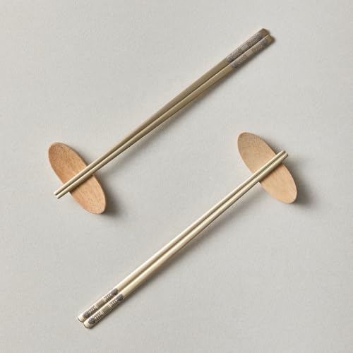 Korean Matte Gold Stainless Steel Chopsticks, 2 Pairs, Dancheong Engraved - color: Gold