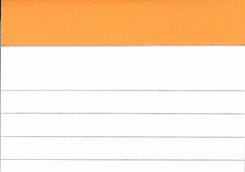 Rhodia cf16600 Notepad, No. 16 (A5), 80 Sheets, Horizontal Ruled, Water Repellent Cover, Perforated, PEFC Certified, Orange