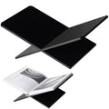 Acrylic Book Stand 15 x 9 x 6 in Large Open Book Display Stand - color: Black, size: Large