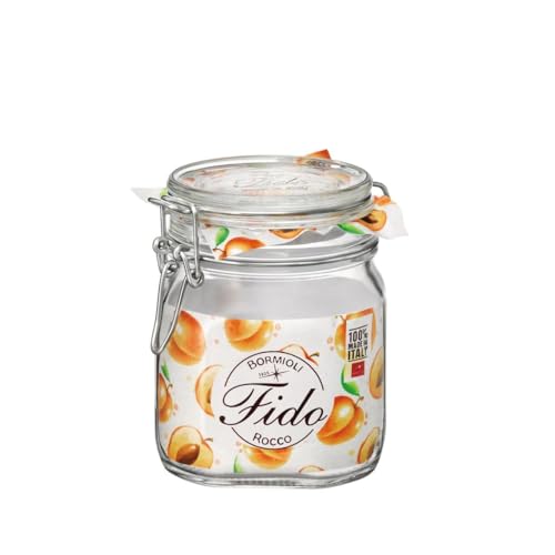 Bormioli Rocco Fido Glass Storage Jar, 25.25 Oz - Clear - color: Clear Top, size: 25.25 fl oz