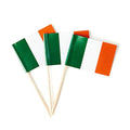 mflagperft Ireland Toothpick Flags 100 Pack, Irish Flag Cocktail Picks - color: Ireland