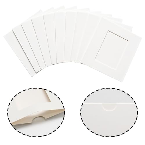 30Pcs 3x3Inch White Paper Photo Frames with String & Clips - color: White, size: 3x3inch