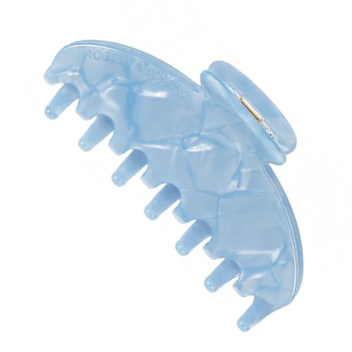 Luxury Hair Claw Clip Premium Acetate Strong Hold 4 Inch (Ice Blue) - color: Ice Blue