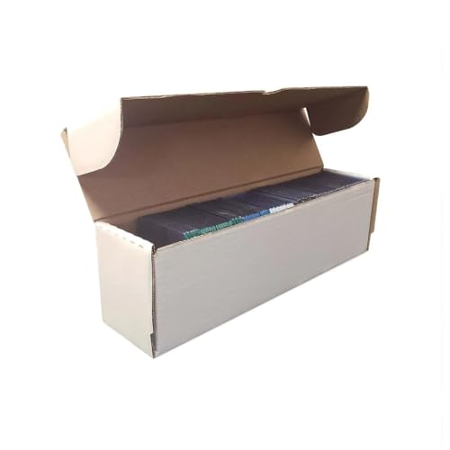 BCW 14-Inch Toploader Storage Box - 25 Pack | Holds 210 Toploaders | Durable Cardboard Organizer for Sports & Trading Cards - size: 25 Pack