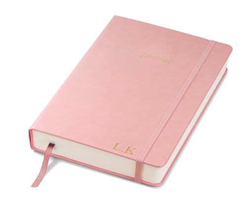 Wykeham's Executive 2026 Undated Daily Journal Planner – Customization Available (Personalized Rose, 8.5"×5.5") - color: Personalized Rose