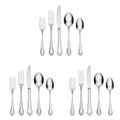 Oneida True Rose 20-Piece 18/0 Silverware Set for 4, Flatware, (Pack of 3) - style: 20-Piece Flatware Set (Pack of 3)