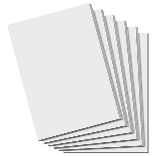 Notepads 4x6 - Blank Memo Pads - 50 Sheets per Notepad - Set of 6, Note Pad - color: White- 6 Pack, size: 4x6