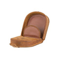 Visconti TRY-5 Smooth Soft Leather Coin Purse Pouch Tray/Money Change Holder (Tan) - color: Tan