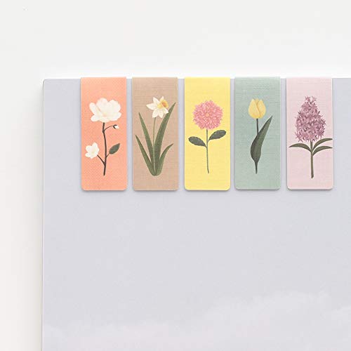 Monolike Magnetic Bookmarks The Flower Ver.2, Set of 5 - color: The Flower Ver.2