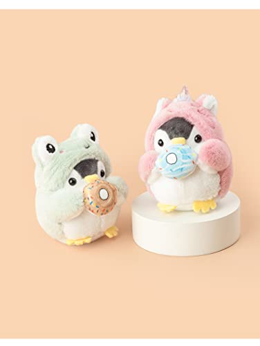 Creative Cute Lovely Penguin Pendant Keychain Gift - For Handbag, Purse, Backpack, Car Keys - color: Frog