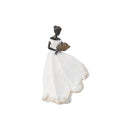 Guichifun Fairy Statue, White, 5 x 3 x 7.5 Inch - color: White-flower, size: Small