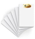 Notepads 3x5, 6 Pack Small Note Pads, Server Note Pad, Scratch Pads 3x5 - color: White- 6 Pack, size: 3x5