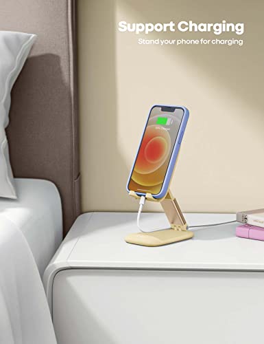 Lamicall Yellow Phone Stand for Desk - Telephone Stand Desk - color: Yellow