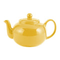RSVP International Stoneware Teapot Collection, Microwave and Dishwasher Safe, 42 oz, Yellow - color: Yellow, size: 42 oz