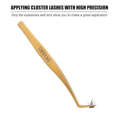 Lash Applicator Tools, 3-in-1 Lash Cluster Tweezers Kit