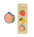 Karma, Magnetic Bookmarks Set of 3, Cute Bookmarks for Women, Page Markers for Students Teachers Reading, Fruit