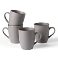 famiware Venus Coffee Mugs Set of 4, 13 oz Ceramic Stoneware Mug Cup Set - color: Dark Gray, size: 4pcs