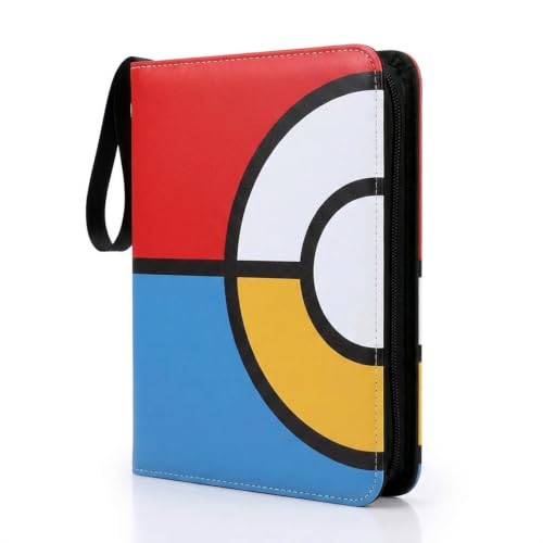 Card Binder, 4 Pocket 240 Card for Collectible Trading Card Albums - color: 240-BLUE-1