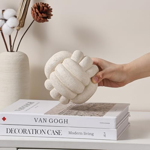 Knot Ball Statue Decor, Coffee Table Decor, Resin Aesthetic