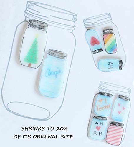 Benvo 157 Pcs Heat Shrink Plastic Sheet Kit Shrinky Art Film Paper 20 Pcs with 135 Pcs Keychains Accessory Ear Hooks Chain Beads Lobster Clasps and Hole Punch, Tweezer for Creative DIY Handmade Craft - size: 157 PCS A5 Shrink Paper with Accessory