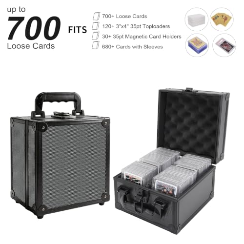Premium Graded Card Storage Box, 2-Slot Dustproof Case, 60 PSA Slabs & 30 Card Bricks, for NBA, Yu-Gi-Oh! & Sports Trading Cards - size: small