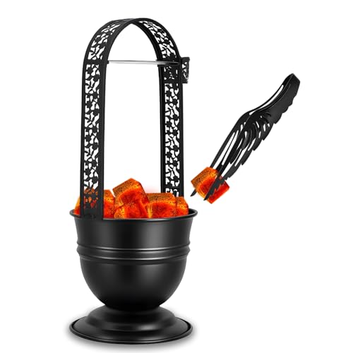 9 Inch Heat Resistant Coal Tongs - Professional Hookah Charcoal Tong with Anti-Slip Handle for Shisha, BBQ and Fireplace Use (butterfly Tongs 9") - size: butterfly Tongs 9"