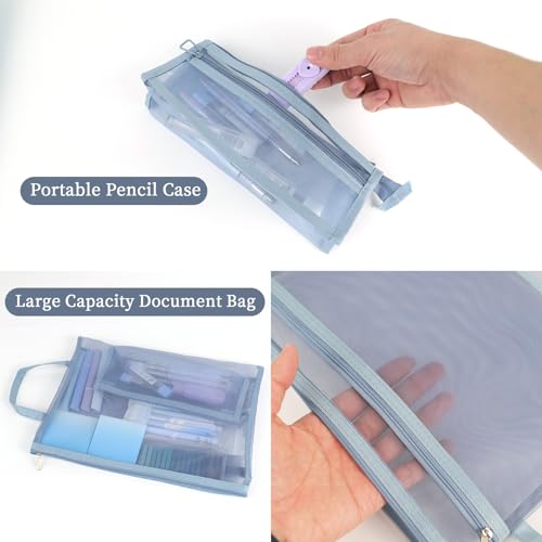 Buqoo 23-Piece Aesthetic Stationery Set for Students & Office - color: Blue