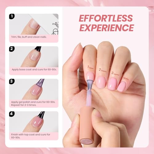 beetles Gel Polish Whispers of Love Jelly Gel Nail Polish Set, 6 Colors - color: 0-0-0-Whispers of Love