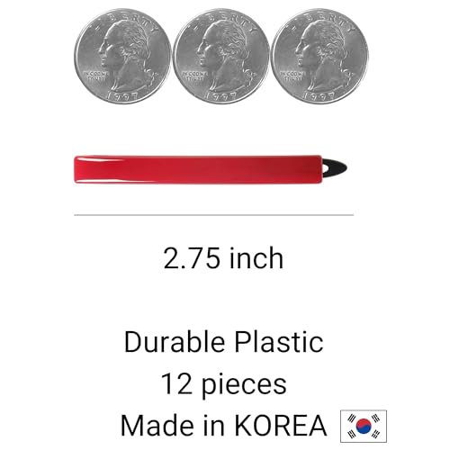12pcs Hair Barrettes Set for Women and Girls, Hair Clips for Thick Thin Fine Hair, Non-metal Hair Accessories, Non-Slip Grip Handmade Snap Hairpin, BPA Free - color: SN1