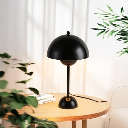 Creative Mid-Century Modern Bud Table Lamp for Home&Office, Glossy Black - color: Glossy Black