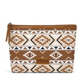 Wrangler Travel Makeup Bag Large Waterproof Cosmetic Bag for Women - color: Tan