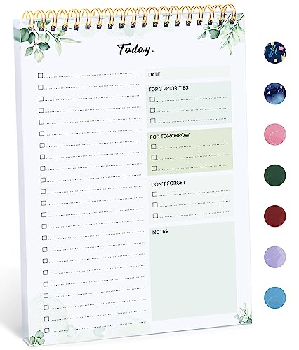 Taja To Do List Notepad, Undated Daily Planner for Work and Goal Setting - color: d-Nature, size: 1 Pack