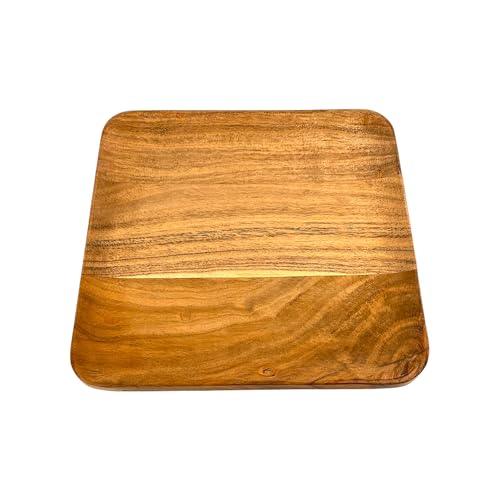 Serving Bowl for Home, Kitchen, Fruits, Salads, Chips, Dip/Multipurpose/Hand Made/Natural Mango Wood/Natural Wood (Square (Set of 3)) - style: Square (Set of 3)
