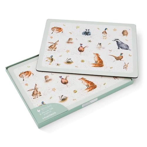 Pimpernel Wrendale Designs Placemats, Set of 4 - size: Placemats