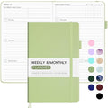 Undated Planner for 2026-2027, Forvencer Weekly Monthly Calendar Planner-A5 - color: Olive Green