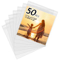 50 Pack Acid-Free Crystal Clear Sleeves Storage Bags for 12x12 Art Prints - size: 12x12 50 Pack