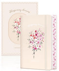 MINICAGIE Lined Floral Journal Notebook for Women 192 Pages A5 - color: Yellow2