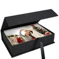 Photo Storage Box 5x7, Keepsake Box - Black - color: Black, size: 5"x7"