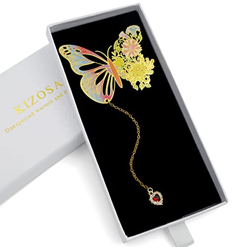 Butterfly Bookmarks for Women,Cute Funny Metal Bookmark,Unique Gifts Book Markers for Women Book Lovers,Teacher Appreciation Gifts,Valentine Mother's Day Christmas New Year Birthday Gift - color: Butterfly01